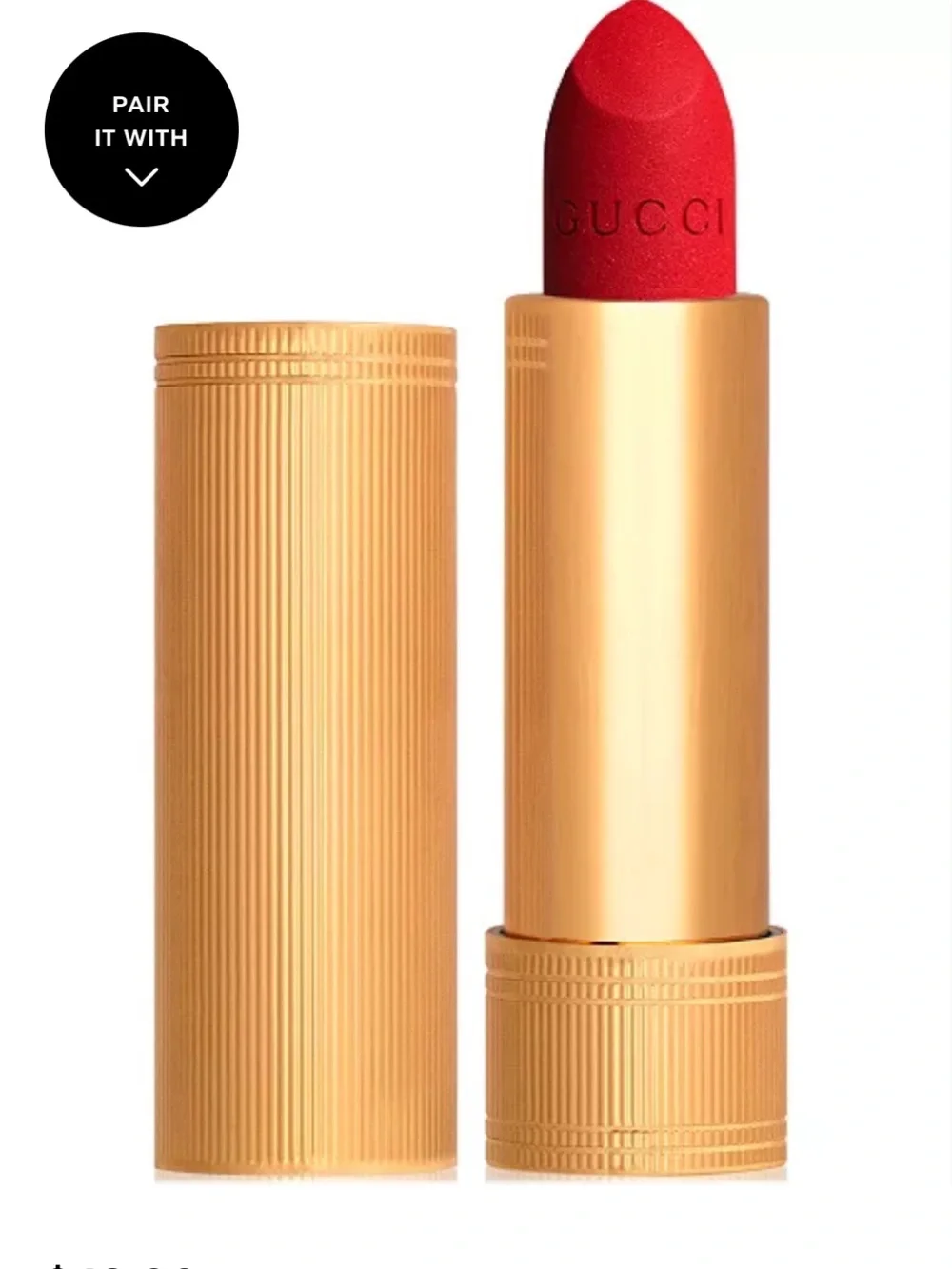 Gucci Rouge à Lèvres Long-Lasting Matte Lipstick - Goldie Red #25